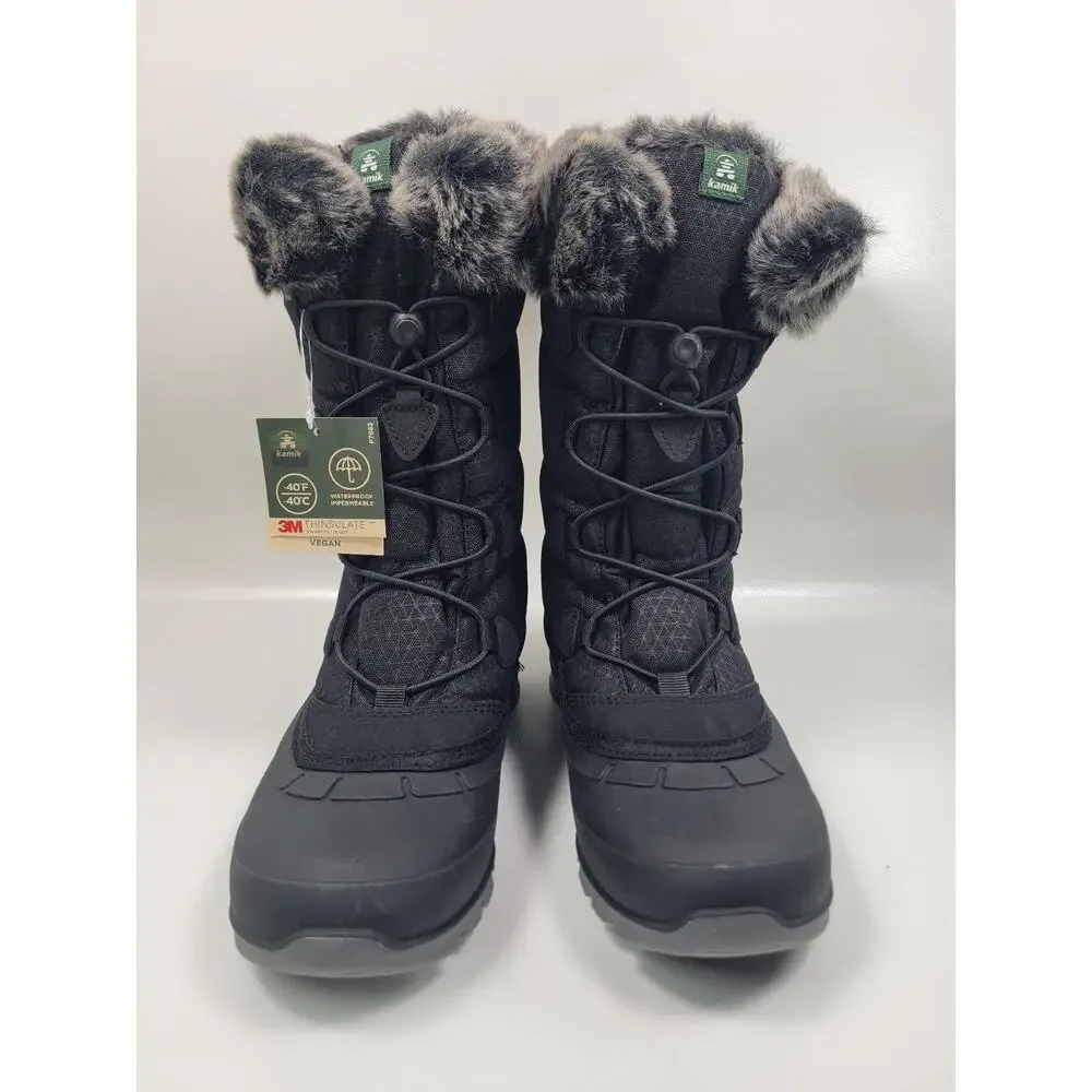 Kamik Women's Momentum L2 Waterproof Winter Boots Black Size 8 - Picture 8 of 14